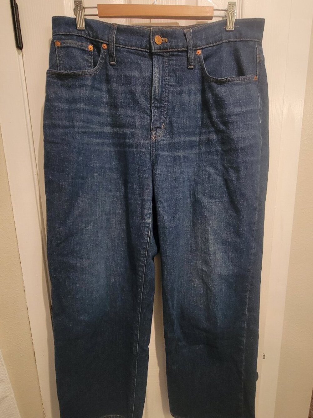 Madewell The Perfect Vintage Wide Leg Jean dark wash, size 31